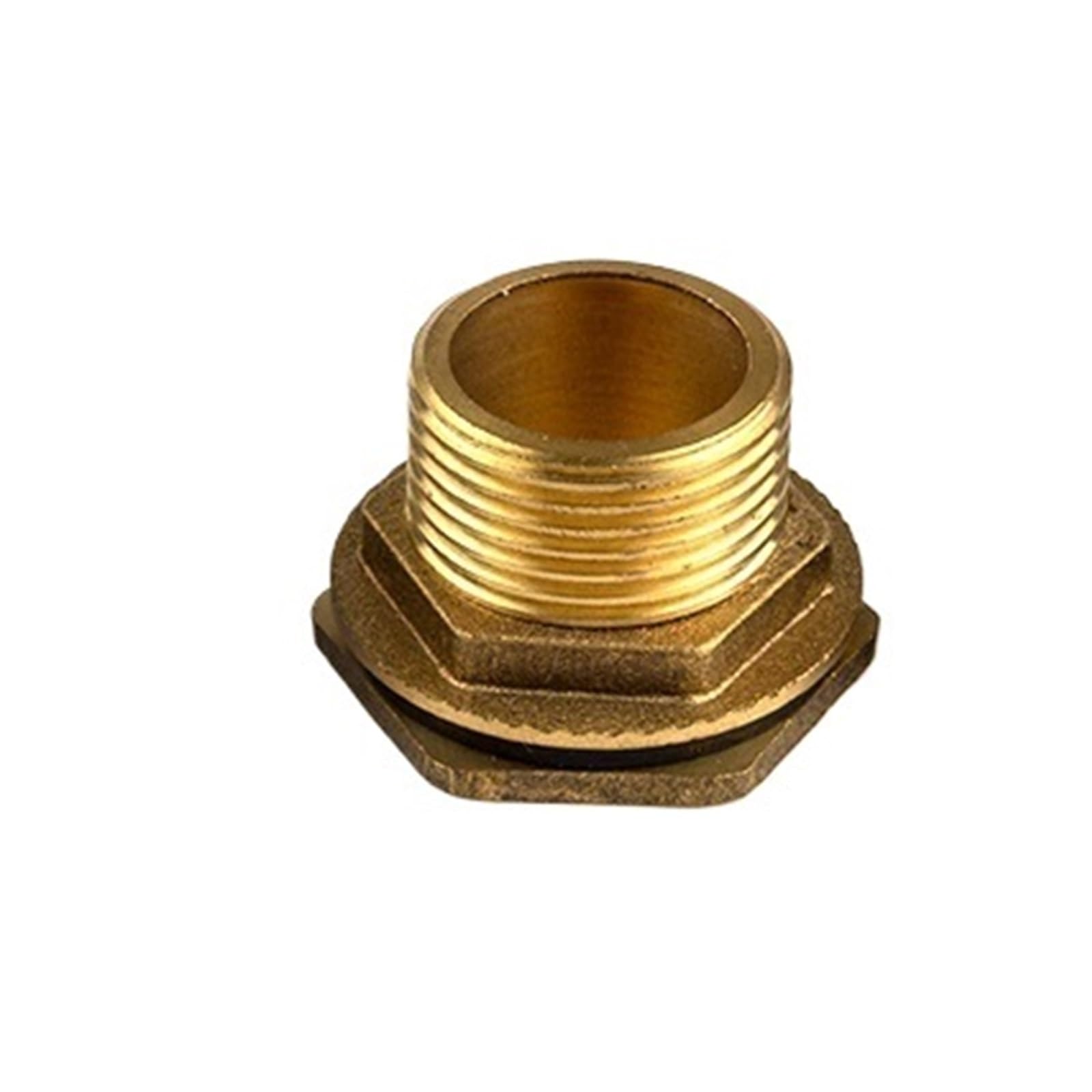 Epaknhgd Men's 1 Pc Brass Pipe Single Loose Key Swivel Fittings Nut Jointer