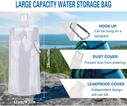 Lixada Filtro de Água Canudo com 5000L de Filtragem 0,01 Micron Purificador Equipamento de Sobrevivê