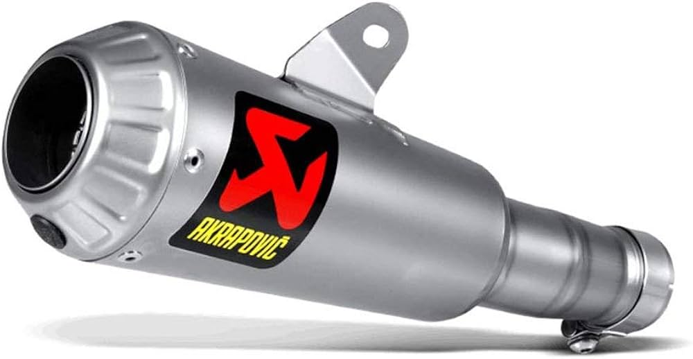 Akrapovic GP Slip-On Muffler (No CA) Single Titanium, Complete
