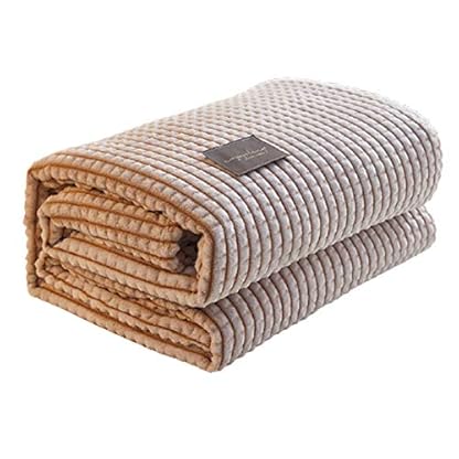 QIUBD Kuscheldecke Decke Sofa, Weiche& Warme Fleecedecke, Flanell TV-Decken/Sofadecke/Wohndecke/Mikrofaser Couchdecke…