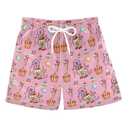 Boys Swim Trunks Carnival Clowns Toddler Swim Shorts Boys Bathing Suit Swimsuit Toddler Boy Swimwear 2T 202c1560