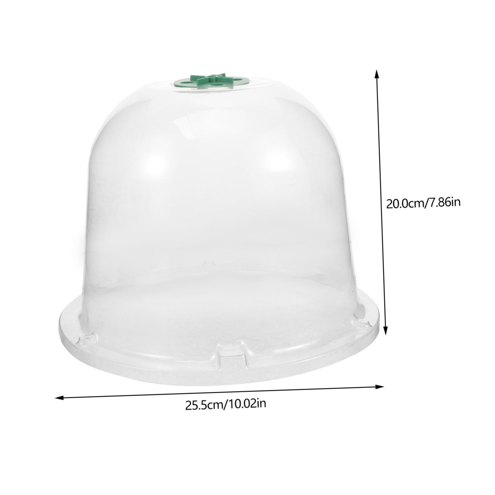 BESTonZON Plant Dome with Light Transparent Garden Humidity Cover for Plant Protection for Terraces and Backyards Durable Insulation for Optimal Growth
