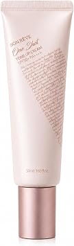 One Push Tone Up UV Cream, Wrinkle Reducing Ingredients, Sensitive Skin, Hypoallergenic, SPF50+, PA++++, Plant Derived Korean Cosmetics, Non-Chemical, Vitamin C/E, Niacinamide, Antioxidant Care, Moisturizing, Pump Head, 1.7 fl oz 50 ml