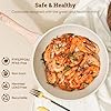 17 Pcs Pots and Pans Set Non stick，Cookware Sets White Granite Induction Cookware, Non-toxic Healthy Non Stick Kitchen Cooking Set with Frying Pans Set, Saucepans (PFAS, PFOA, PFOS Free) White #3