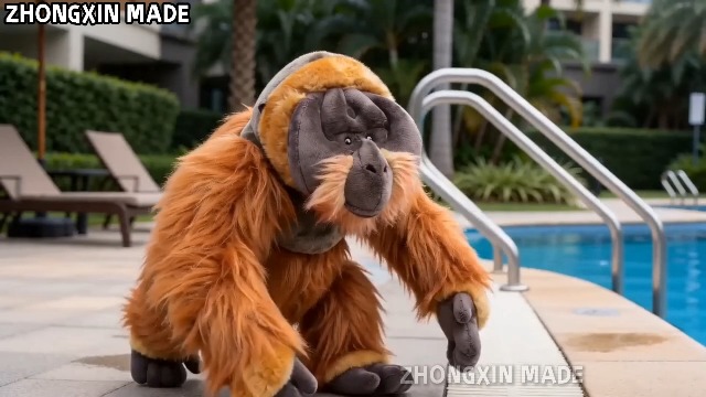 Amazon.com: ZHONGXIN MADE Orangutan Plush Toy, Realistic Orangutan