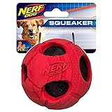 Nerf Dog Bash Rubber Wrapped Tennis Ball Dog Toy, Lightweight, Durable and Water Resistant, 3.5...
