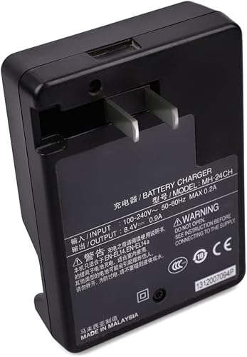 Nuevo cargador de batería MH-24 compatible con Nikon D3400 D5500 D5600 Df