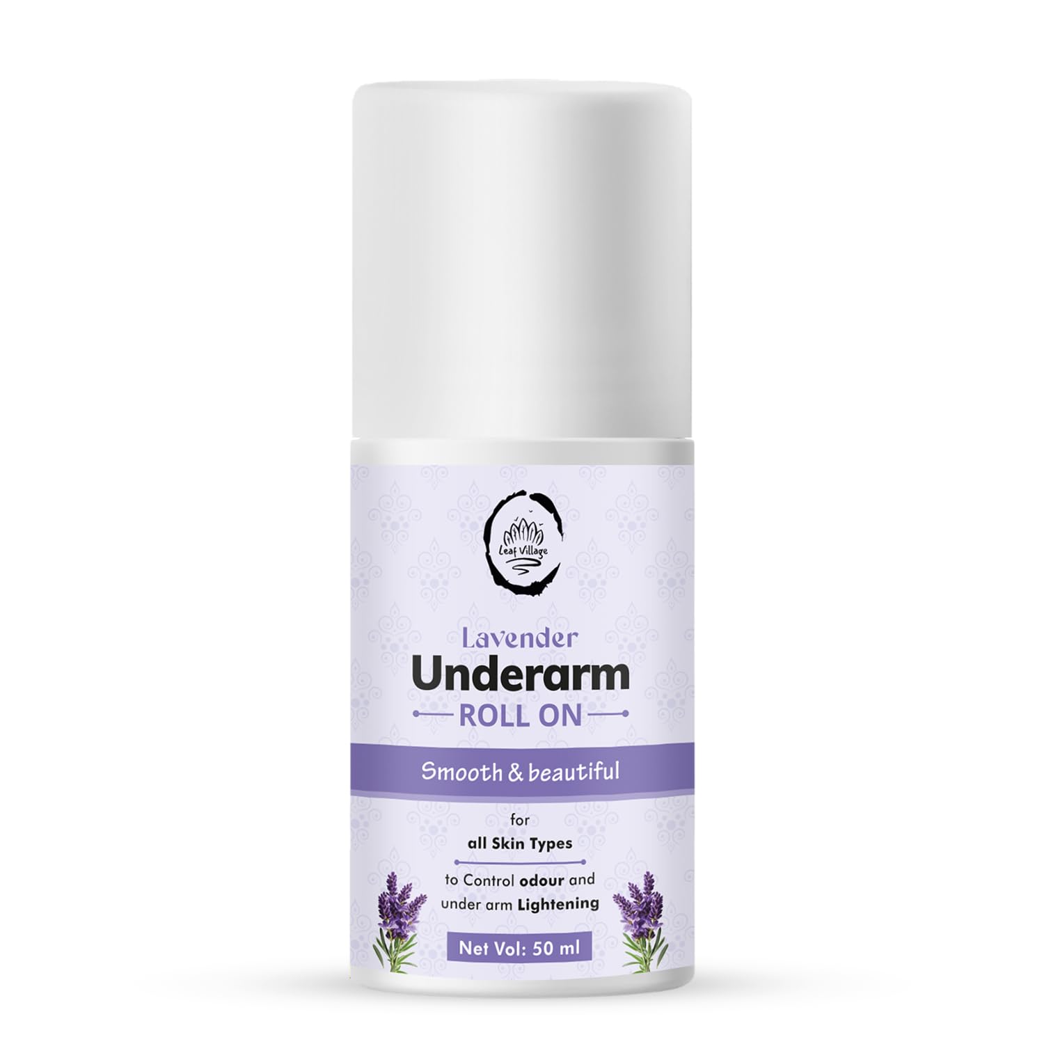 Lavender Underarm Roll On, 50ml, Antibacterial Formula With Skin Lightening, Odor Protection, All Skin Types, Exfoliating Treatment-image-46