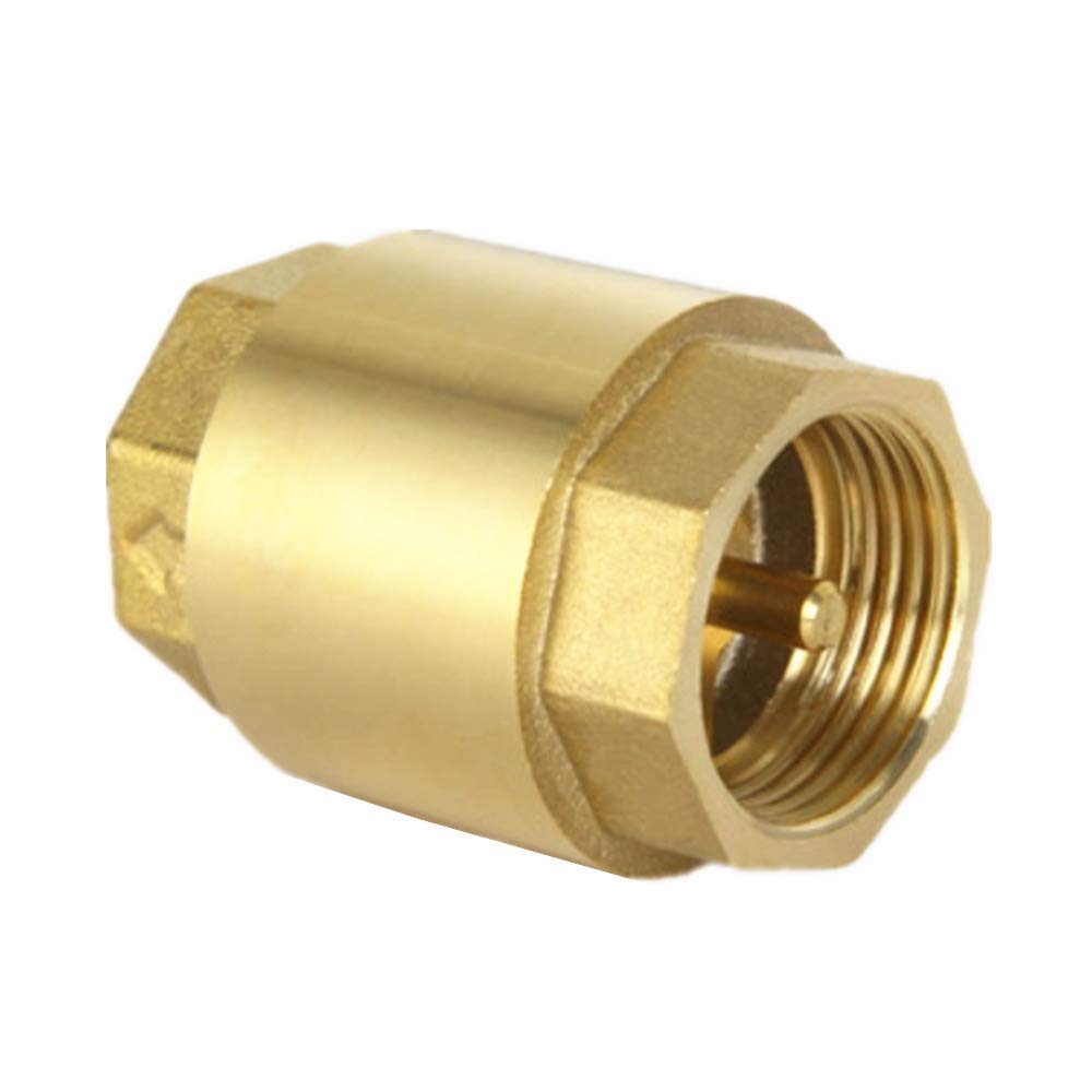 DOLUNTO Valvole di ritegno Ottone 1/2 3/4 1 1-1/4 1-1/2 2 Pollici Filettatura Femmina Wire Bocca Verticale valvola di ritegno valvola di Non Ritorno (Specification : DN32)