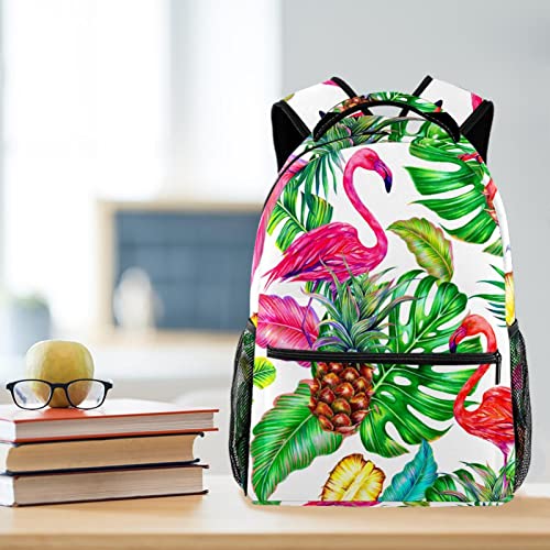 Mochila para portátil tropical con aves bolsa de viaje para vacaciones 6