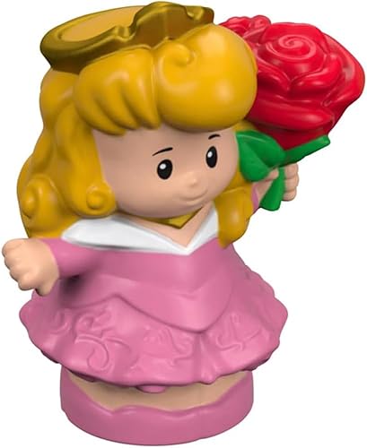 Miniatura 3 de Figura de princesa Aurora de repuesto para Fisher-Price Little People Aurora y Rapunzel Princess Playset – DRH12 ~ Funciona muy bien con otros