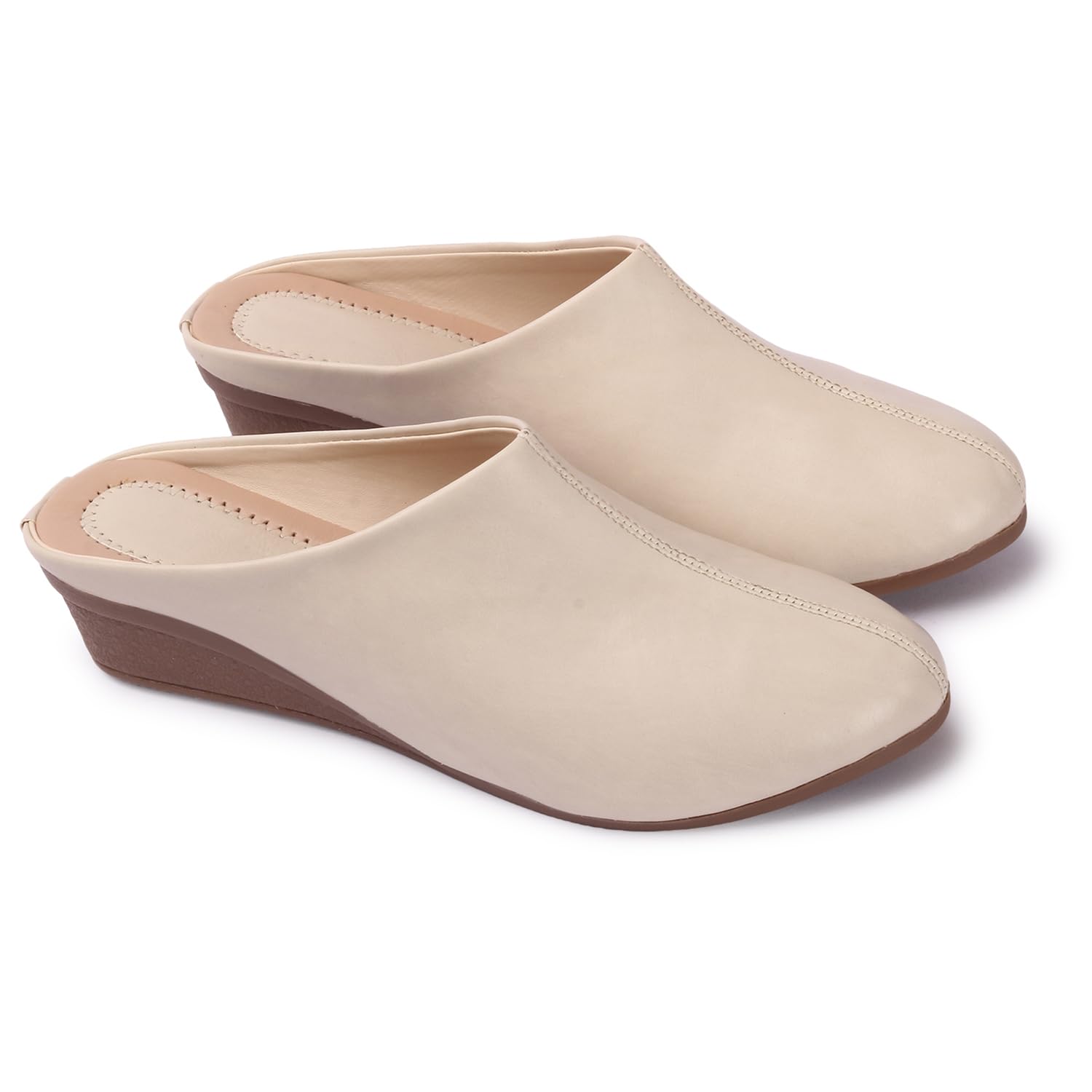 ladies hub Comfortable Women's Slip-on Casual Back Open Mules Half Shoes & Sandals-picture-31