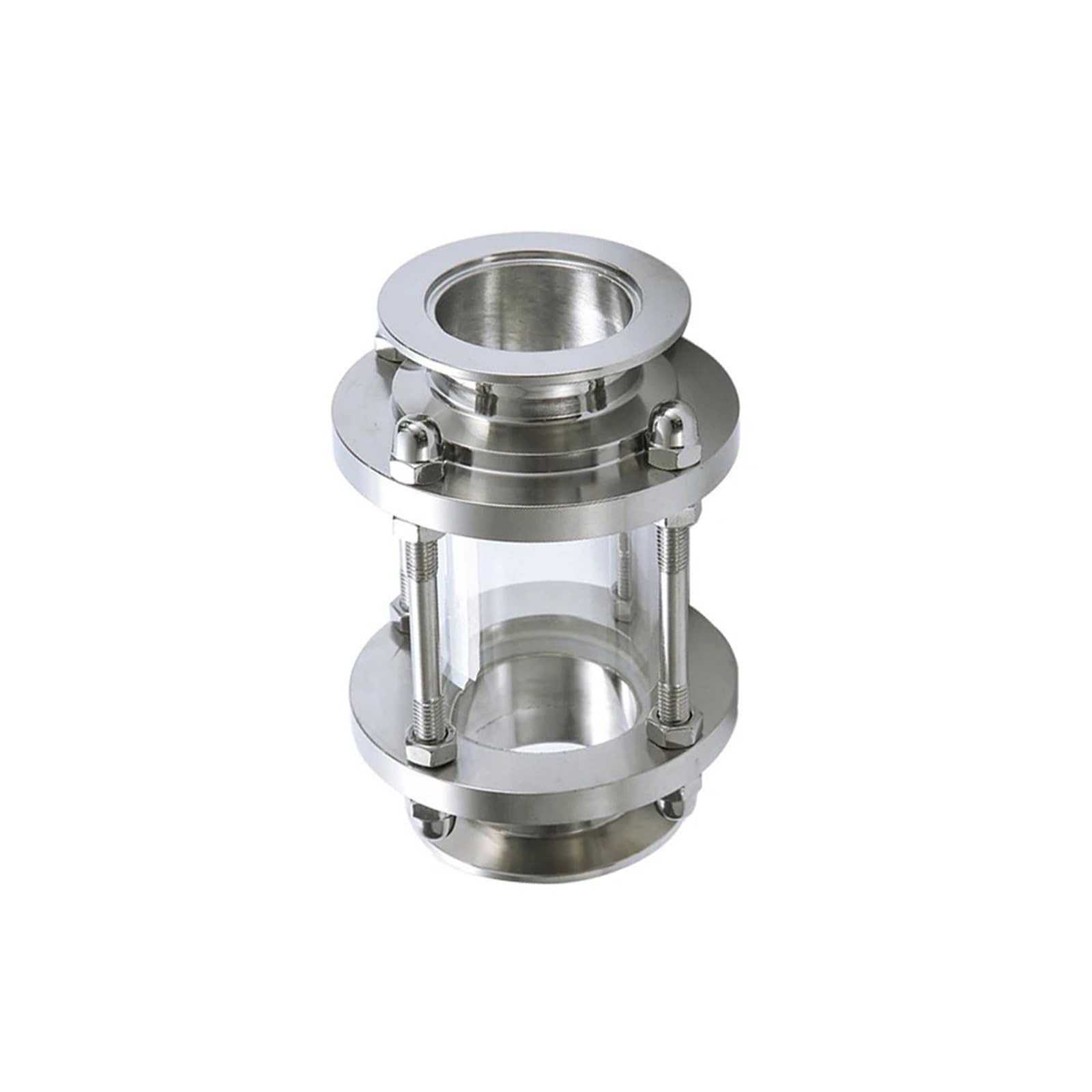 BALYDLUL KF16 KF25 KF40 KF50 Vacuum Sight Glass Flange Tri Clamp Stainless Steel SS304/316L Flange 30 40mm Pipeline observation window(SUS304,KF25)