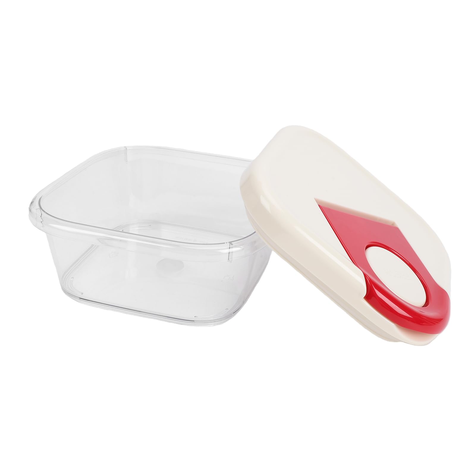 AUNMAS 3 Recipientes Herméticos para Almacenamiento de Alimentos, Botes de Alimentos, Caja de Almacenamiento de, Tarro de de con Diseño Transparente