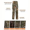 LANBAOSI Men's Tactical Jacket and Combat Trousers Set Camo Woodland Hunting ACU Military Uniform, Cp, M #3