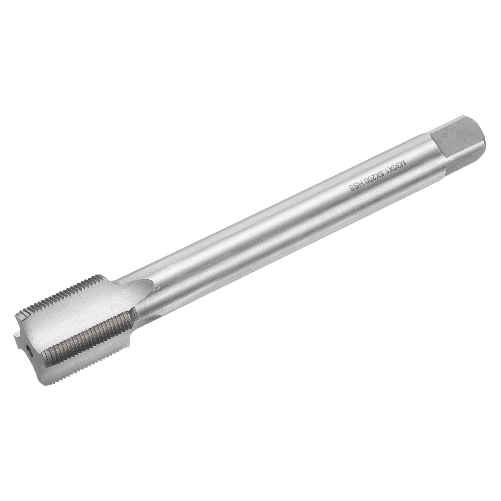 QUARKZMAN Macho De Roscar Métrico M30 X 1.5 H2 200mm Extra Largo Con Ranuras Rectas Herramienta De Reparación Para Roscado Y Fresado De Tornillos