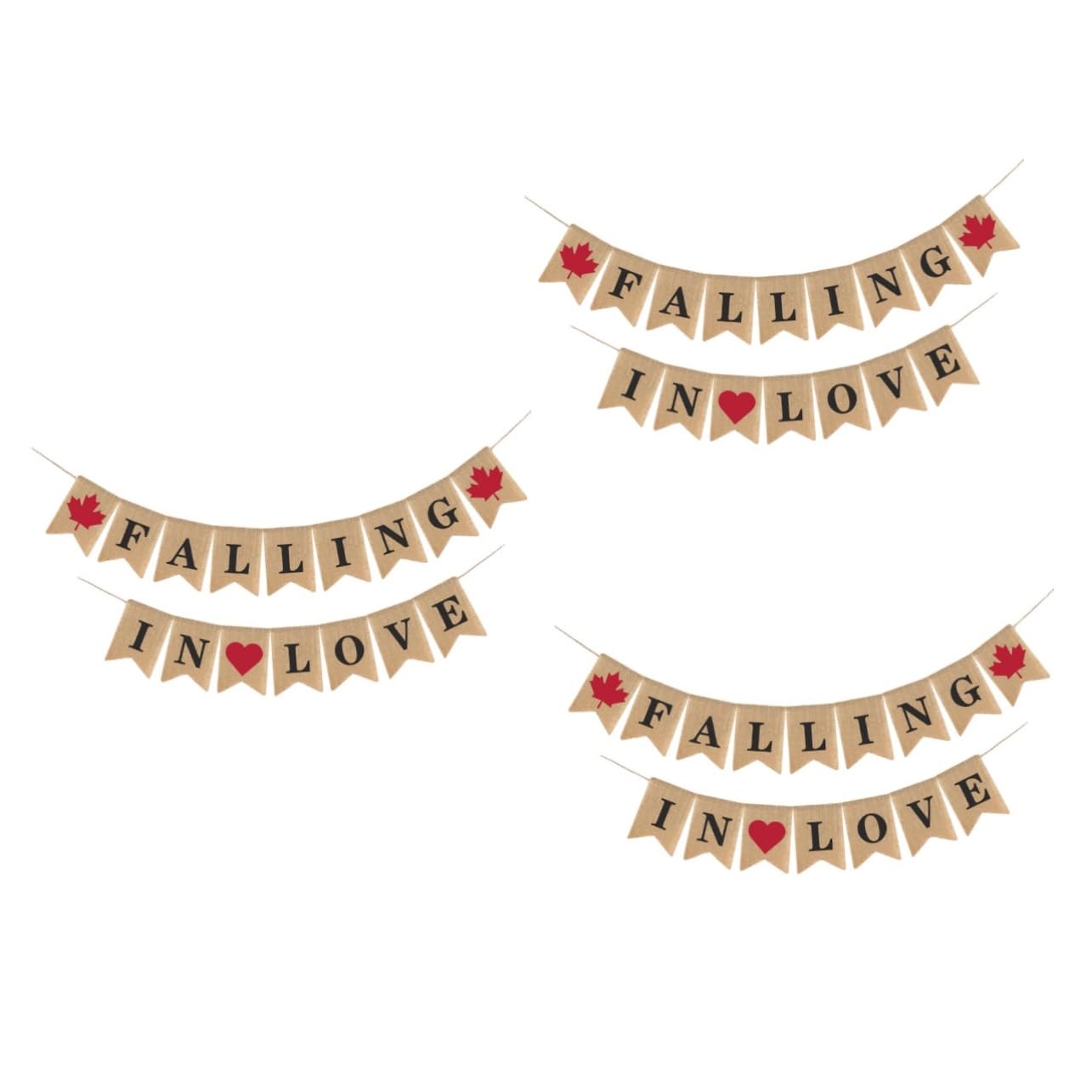 MAGICLULU 3 Pezzi Di Striscioni Per Feste Di Matrimonio Decorazioni Per Matrimonio Ghirlande Da Appendere Accessori Per Foto Di Fidanzamento
