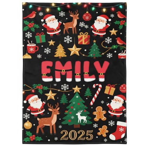 Image of Personalized Baby Blanket, Custom Baby Blanket for Boys & Girls, Baby Blanket with Name, Baby Shower, Easter, Christmas, Birthday Newborn & Toddler Gifts, Baby Gifts