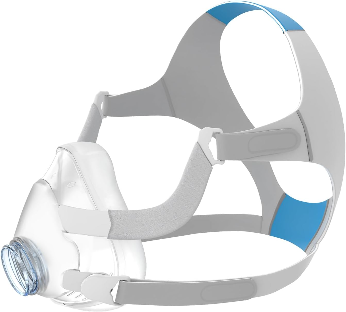 Replacement F20 Frame System for ResMed AirFit F20, Replacement Mask Headgear Set - Includes Full Face Medium Mask Cushion, Headgear, Frame & Clips - CPAP F20 Full Face Masks Accessories Supplies (M)