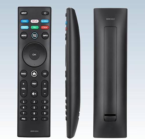 Miniatura 6 de XRT140R Vizio Smart TV Remoto Reemplazo – Fácil configuración, infrarrojo, teclas de acceso directo, control remoto universal para televisores