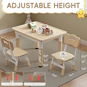 Kidstableandchairstoddlertableandchairsetgraffitidesktopheightadjustabletoddlerdeskwith2seatskidstableandchairsetforages28kidsstudytable Urban Country Home Decor Kids table and chairs toddler table and chair set graffiti desktop height adjustable toddler desk with 2 seats kids table and chair set for ages 2 8 kids study table urban country home decor