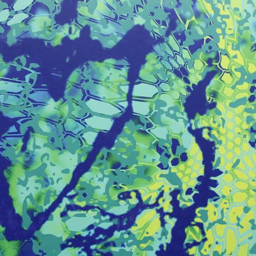 Image of KYDEX Thermoform Sheet - (P1 Texture) - (Infused Print) - (12in x 12in) - (Kryptek Obskura - Mahi Mahi) - (1 Sheet) - (for Holster Making & Hobby) - (USA Made)