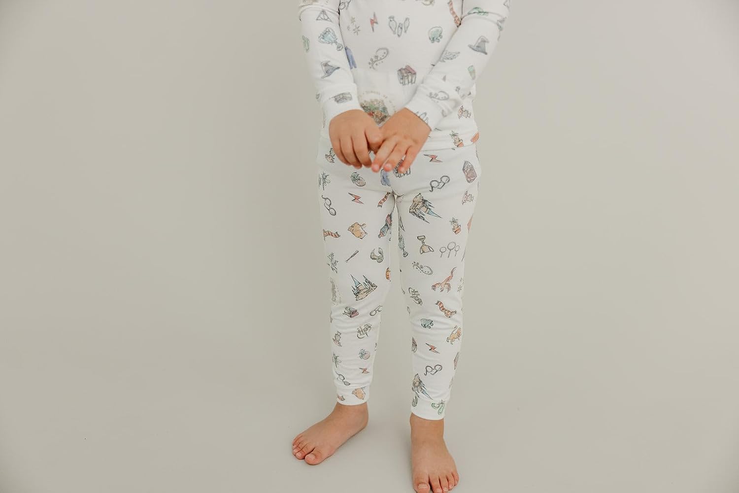 Copper Pearl Two Piece Long Sleeve Toddler Pajamas PJ Sets for Boys and Girls - Adorable Pattern Pajamas, Breathable Fabric to Keep Cool While Sleeping, Sizes 12 Months to 5T - Wizarding World™