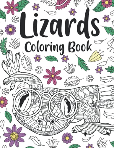 Lizards Coloring Book: A Cute Adult Coloring Books for Lizards Lovers, Zentangle Lizards Designs with Mandala Style Patterns and Relaxing image 2