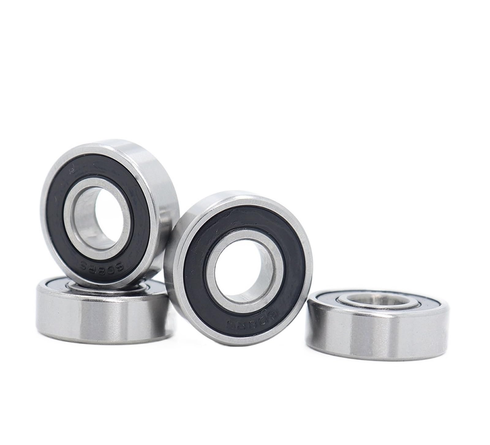 HYUJNAFZR Bimetal Seal Shield Micro deep Groove Bearing 4pcs 608/9-2RS 9x22x7mm ABEC-1 Miniature Ball Bearings