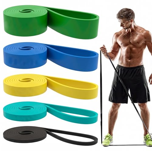 Image of Resistance Bands, Pull Up Assist Bands - Workout Bands, Eexercise Bands, Long Resistance Bands Set for Working Out, Fitness, Training, Physical Therapy for Men Women