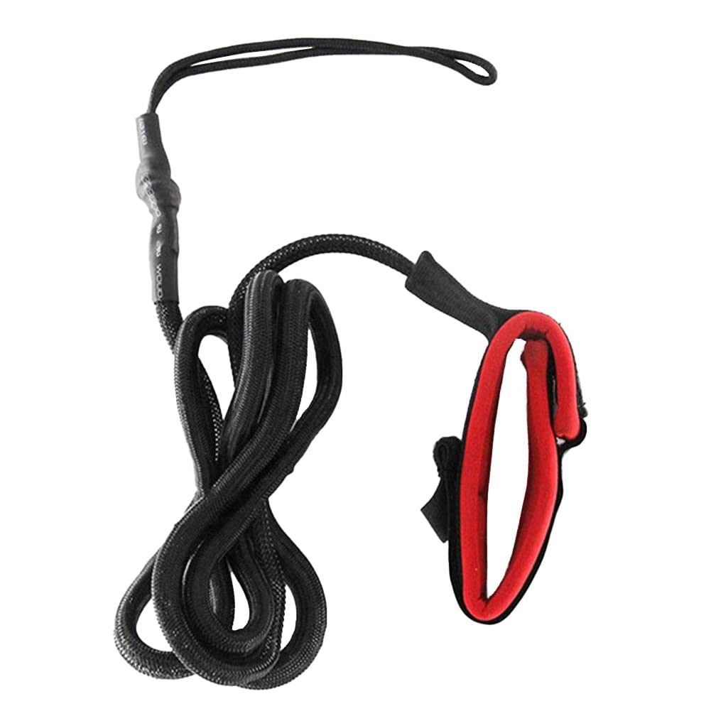 TKOWTB Stand Up Paddle Board Rope Leg Leash Surfboard Foot Rope Surf Protection Replacement Spare Parts Black Red