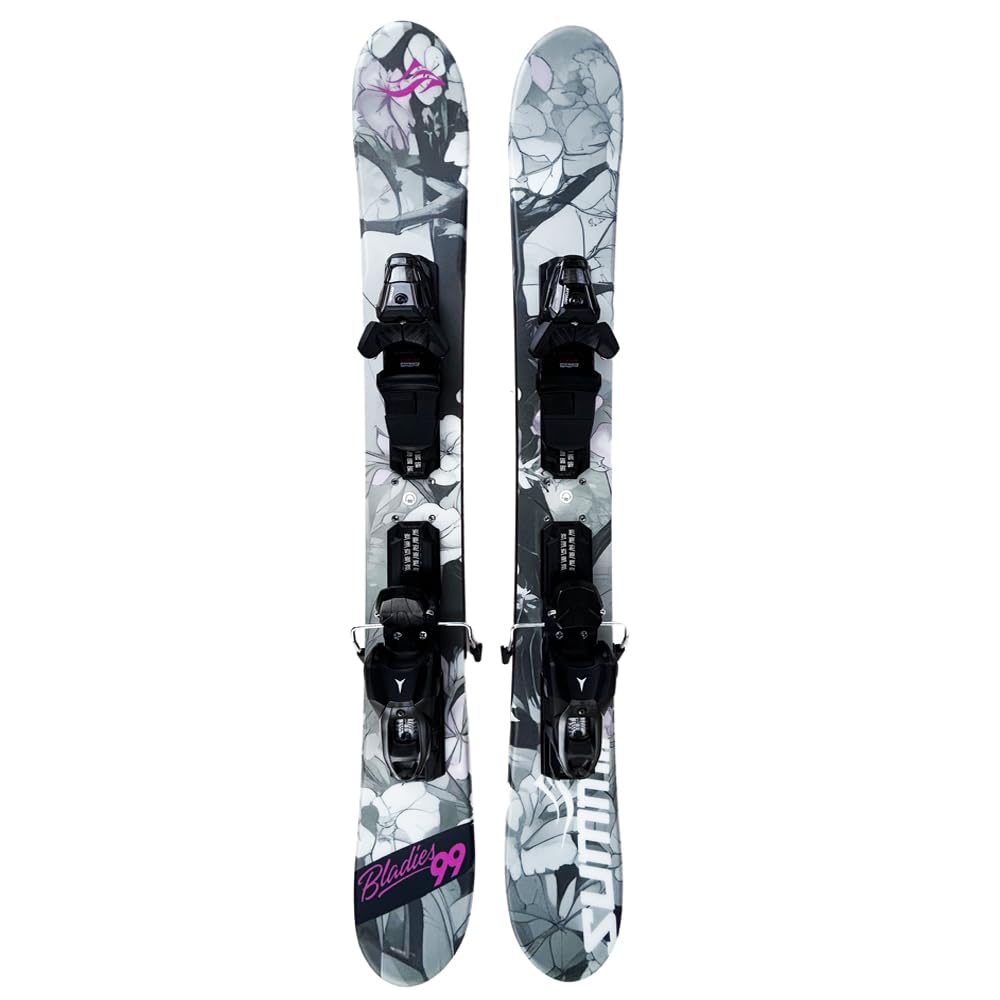 Summit Bladies 99 cm Skiboards Skiblades Twin Tips with Atomic M10 Bindings
