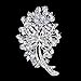 Novia Broche Para Boda Fiesta Prom Cristal Rhinestone Ramo Flor Brooch Pin...