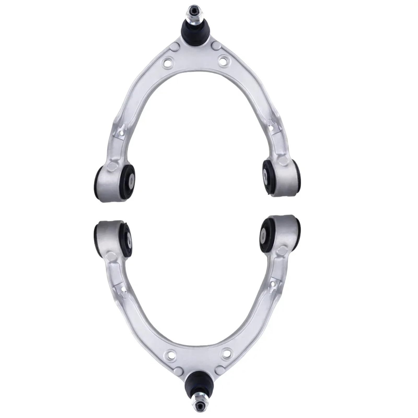 Bras Suspension Compatible avec pour Cayenne 958 92A 2010 2011 2012 2013 2014 2015 2016 2017 4 Pièces Rotule De Bras De Commande De Voiture 7P0407151B 7P0407152B