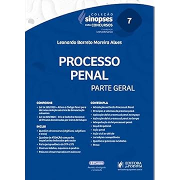 Capa do livro Processo Penal - Parte Geral