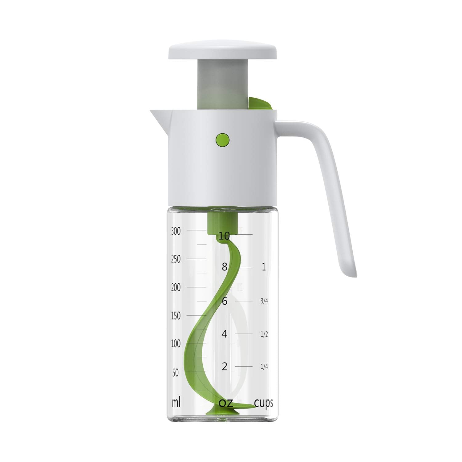 Vucchini Salad Dressing Shaker Mixer Bottle Homemade Salad Dressing Container - BPA Free Glass Juice Storage Ketchup