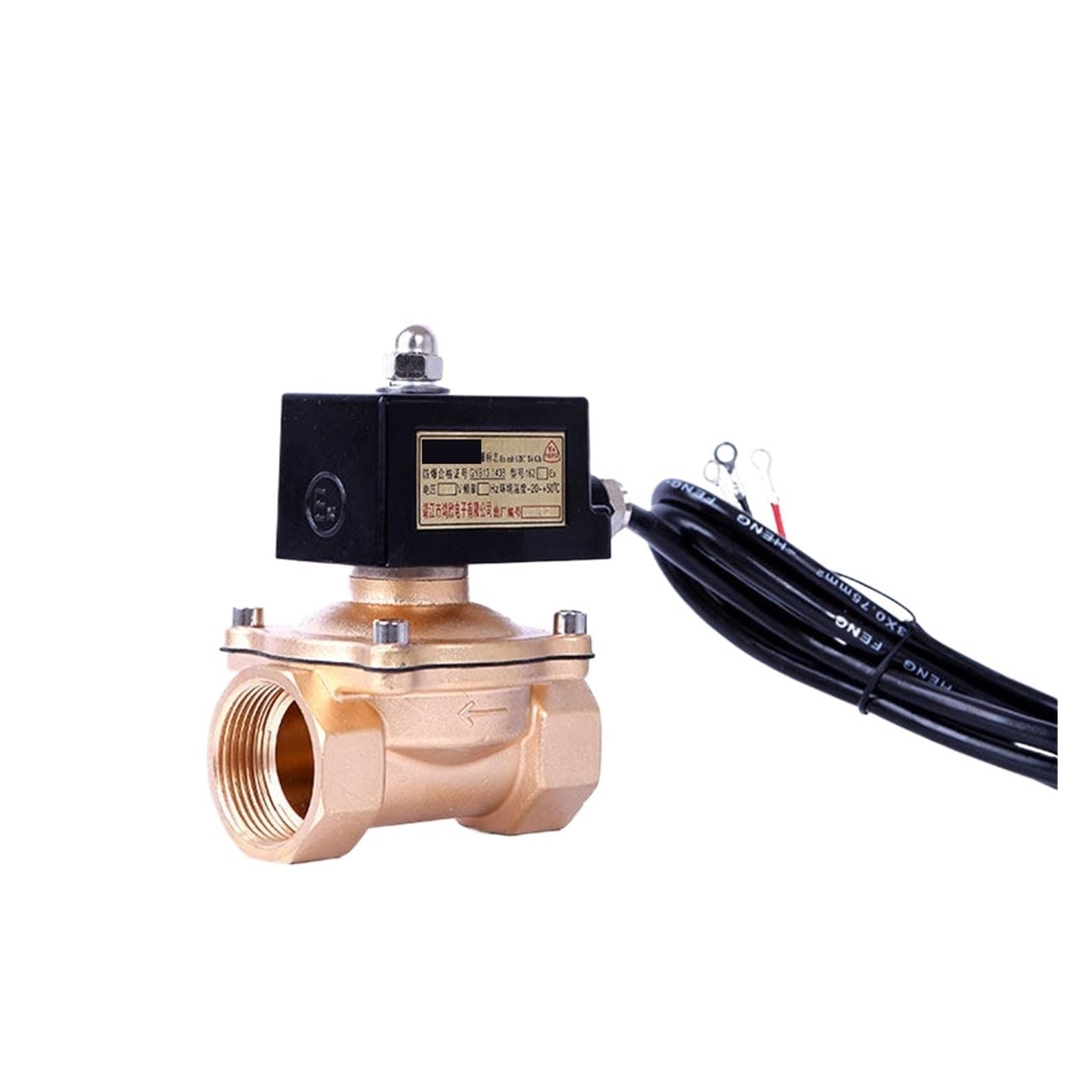 Électrovanne gaz LPG 3/4 en laiton haute performance pour sécurité domestique