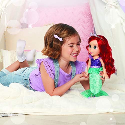 Disney Princess Ariel Doll, 14 / 35cm Tall Doll with Royal Reflection Eyes Includes Removable Dress, Shoes and Tiara, Perfect for Girls Ages 3+