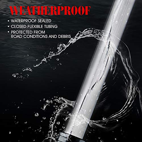 image for Xprite LED Whip Lights Waterproof for Offroad Jeep Sand Dune Buggy Can