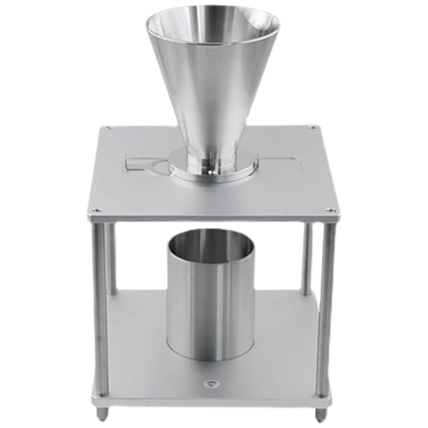 Ten tester gęstości objętościowej, naturalny wolumetr akumulacji z lejkiem stożkowym, miarka 500 ml, średnica wylotu lejka 30 mm do użytku laboratoryjnego