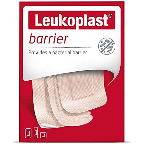 Leukoplast Barrier Wound Dressing - Waterproof Breathable First Aid Plasters for Cuts & Blisters on Fingers, Toes, Heels - 20 PCs Cover