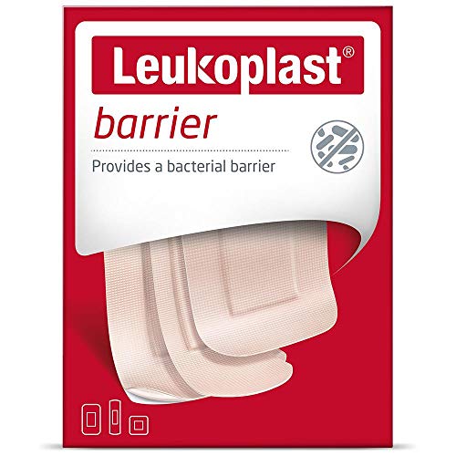 Leukoplast Apósito para heridas de barrera, impermeable, transpirable, para primeros auxilios, para cortes y ampollas en dedos, dedos de los pies, talones, 20 unidades