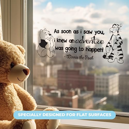 Vinilo decorativo Winnie Pooh & Tigger 35"x14" miniatura 3