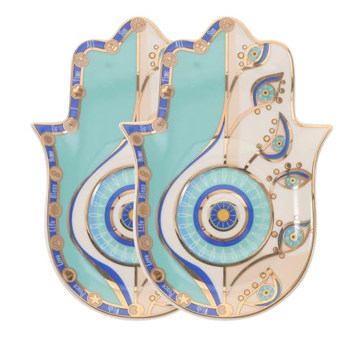 JTBDWOSK Jewelry Bowl Piece of Bowl Boss Gaze Kitchen Plate Plato de Cultivo residencial Tableta/B...