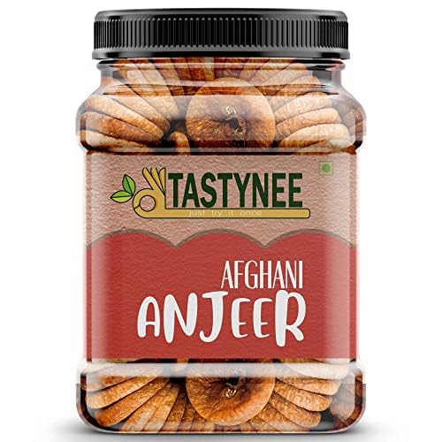 TastyneePremium Dried Afghani Anjeer 900 g Pack Dried Figs Ajnir