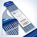 TIG Welding Tungsten Electrodes Rare Earth Blend 1/16” x 7” (Purple, EWG) 10-Pack