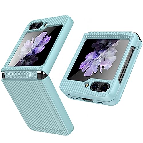 Coque Galaxy Z Flip 5 protection intégrale silicone souple bleu Miimall