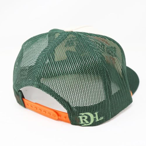 Image of Red Dirt Hat Company Wildlife Adjustable Snapback Hat (Hooked - Green /Khaki)