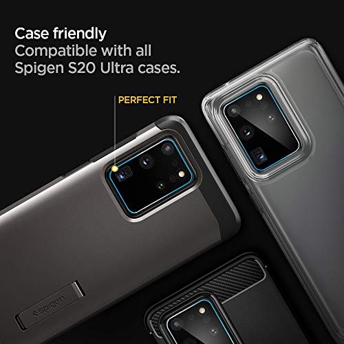 Image of Spigen Optik Camera Lens Protector for Galaxy S20 Ultra - 2 Pack