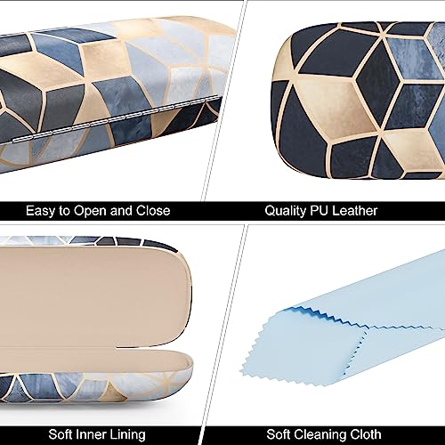 Image of Eyeglasses Case, Hard Shell Protective Case for Glasses, Unisex for Women Men